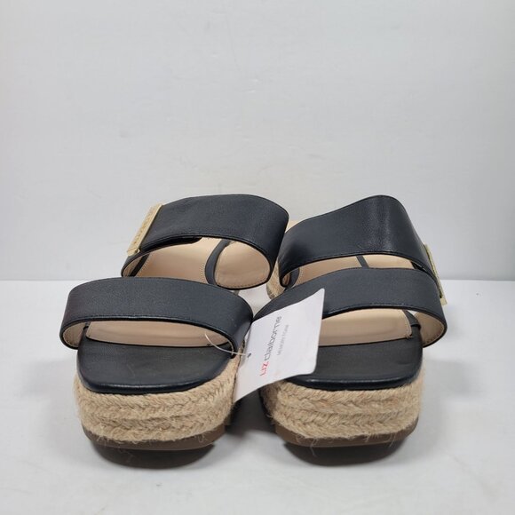 Liz Claiborne Embrook Women's Black Wedge Sandals 106-2451 US Size 10M NWT - Picture 3 of 9